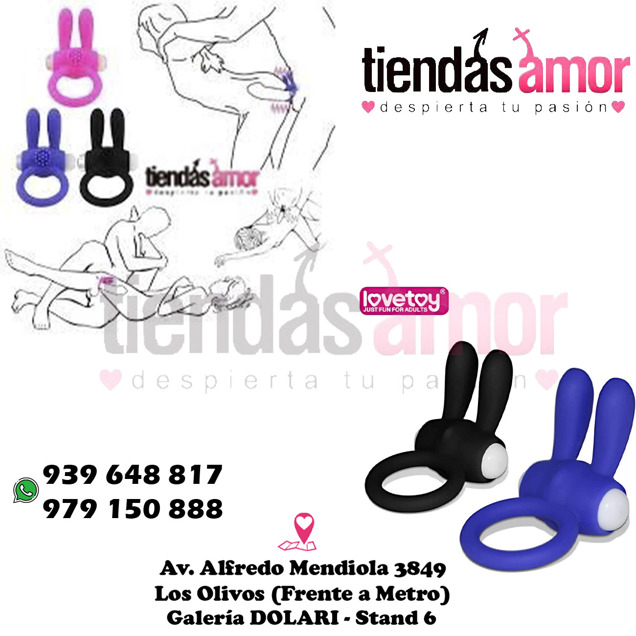 Anillo vibrador x-Basic de LOVETOY